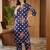 Women Floral Printed Regular Pure Cotton Kurta with Trousers