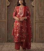 Women Floral Printed Kurta with Trousers & Dupatta