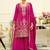 Women Ethnic Motifs Embroidered Mirror Work Kurta With Palazzos & Dupatta