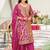 Women Ethnic Motifs Embroidered Panelled Kurta with Palazzos & With Dupatta