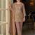 Women Floral Embroidered Panelled Sequinned Kurta with Trousers & With Dupatta