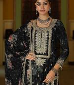 Women Floral Embroidered Regular Mirror Work Kurta with Palazzos & With Dupatta