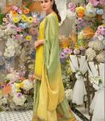 Women Ethnic Motifs Embroidered Regular Sequinned Kurta with Sharara & With Dupatta