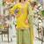 Women Ethnic Motifs Embroidered Regular Sequinned Kurta with Sharara & With Dupatta