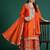 Women Ethnic Motifs Embroidered Regular Sequinned Kurta with Sharara & With Dupatta