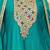 Floral Embroidered Mirror Work Sequinned Anarkali Kurta With Dhoti & Dupatta