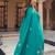 Floral Embroidered Mirror Work Sequinned Anarkali Kurta With Dhoti & Dupatta