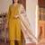 Women Floral Embroidered Regular Thread Work Kurta with Trousers & With Dupatta