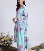 Women Floral Printed Regular Kurta with Trousers & With Dupatta