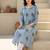 Women Printed Regular Pure Cotton Kurta with Trousers