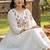 Women Floral Printed Empire Pure Cotton Kurta with Trousers & With Dupatta