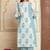 Women Floral Printed Panelled Thread Work Pure Cotton Kurta with Trousers & With Dupatta
