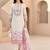 Women Floral Embroidered Regular Thread Work Linen Kurta with Trousers & With Dupatta