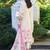 Women Floral Embroidered Regular Thread Work Linen Kurta with Trousers & With Dupatta