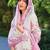 Women Floral Embroidered Regular Thread Work Linen Kurta with Trousers & With Dupatta
