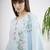 Floral Embroidered Thread Work Pure Cotton Kurta & Trousers With Dupatta