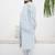 Floral Embroidered Thread Work Pure Cotton Kurta & Trousers With Dupatta
