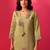 Women Floral Embroidered Regular Thread Work Kurta with Trousers