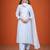 Women's Gorgeous Thread Pure Cotton Fabric Straight Kurta Pant and Dupatta Set