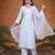 Women's Gorgeous Thread Pure Cotton Fabric Straight Kurta Pant and Dupatta Set