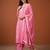 Thread Pure Cotton Fabric Straight Kurta Pant and Dupatta Set