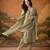 Thread Pure Cotton Fabric Straight Kurta Pant and Dupatta Set