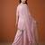 Embroidery Satin Fabric Straight Kurta Sharara and Dupatta Set