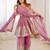Women's Gorgeous Embroidery Fendy Silk Fabric Flared Kurta Palazzo and Dupatta Set