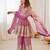 Women's Gorgeous Embroidery Fendy Silk Fabric Flared Kurta Palazzo and Dupatta Set