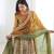 Women's Gorgeous Embroidery Work Fendy Silk Fabric Flared Kurta Palazzo and Dupatta Set