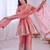 Women's Gorgeous Embroidery Fendy Silk Fabric Flared Kurta Palazzo and Dupatta Set