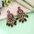 Multi color meenakari kundan earrings artistic festive style
