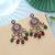 Multi color meenakari kundan earrings artistic festive style