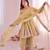 Women's Gorgeous Embroidery Fendy Silk Fabric Flared Kurta Palazzo and Dupatta Set