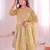 Women's Gorgeous Embroidery Fendy Silk Fabric Flared Kurta Palazzo and Dupatta Set