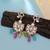 Multi color american diamond earrings trendy fashion style