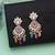 Multi color american diamond earrings stylish party wear