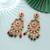 Multi color meenakari earrings artistic ethnic style
