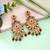 Multi color meenakari earrings artistic ethnic style