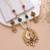 Multi color temple necklace jewelry set south indian design