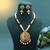 Multi color temple necklace jewelry set south indian design