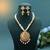 White color temple necklace jewelry set festive style