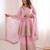 Women's Gorgeous Embroidery Fendy Silk Fabric Flared Kurta Palazzo and Dupatta Set