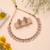 White color temple necklace jewelry set handmade antique style