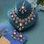 Multi color meenakari kundan necklace set traditional design