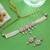 White color american diamond necklace set party wear style