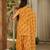 Floral printed pure cotton v neck kurta trouser & dupatta set