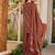 Floral printed pure cotton round neck kurta trouser & dupatta set