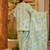 Floral printed pure cotton v neck kurta trouser & dupatta set