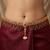  kamarpatta (waist belt)   kundan & agate stone   gold plated